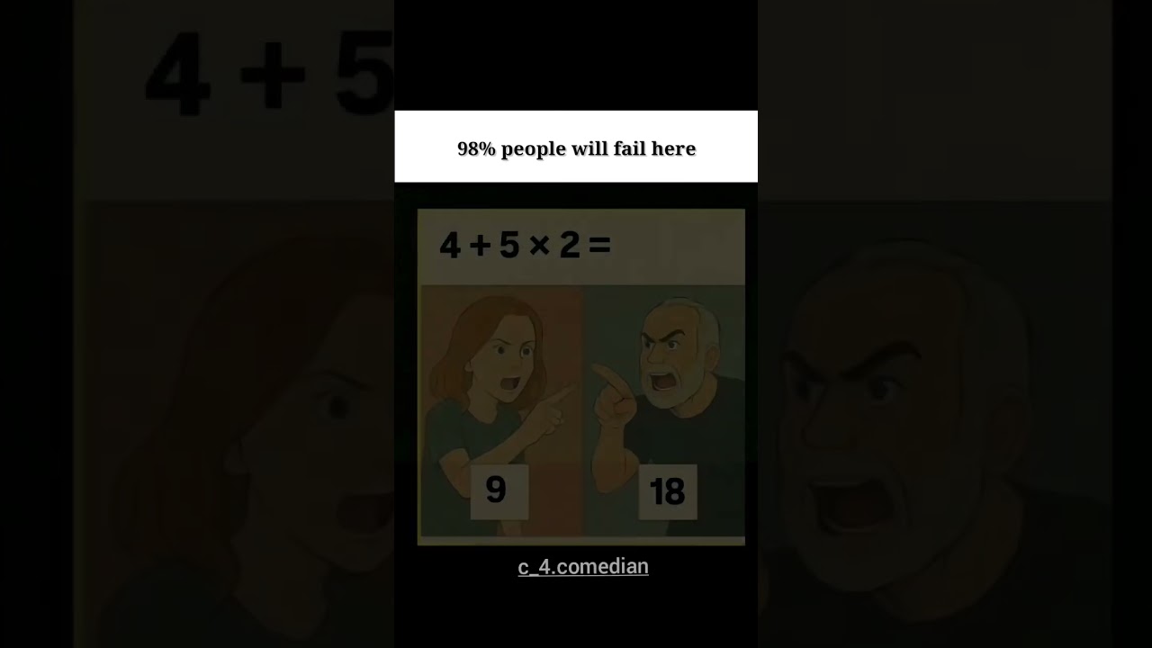 4 + 5 × 2 = ❓