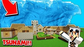 TERJADI!!!TSUNAMI TERBESAR PADA AWAL 2019 DIMINECRAFT!!!