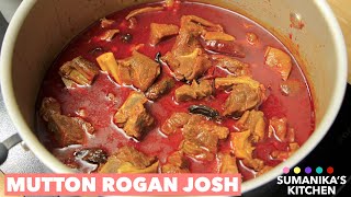 Mutton Rogan Josh | Restaurant Style Mutton Rogan Josh | Lamb Rogan Josh