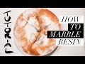 How To Marble Resin - Easy Tutorial