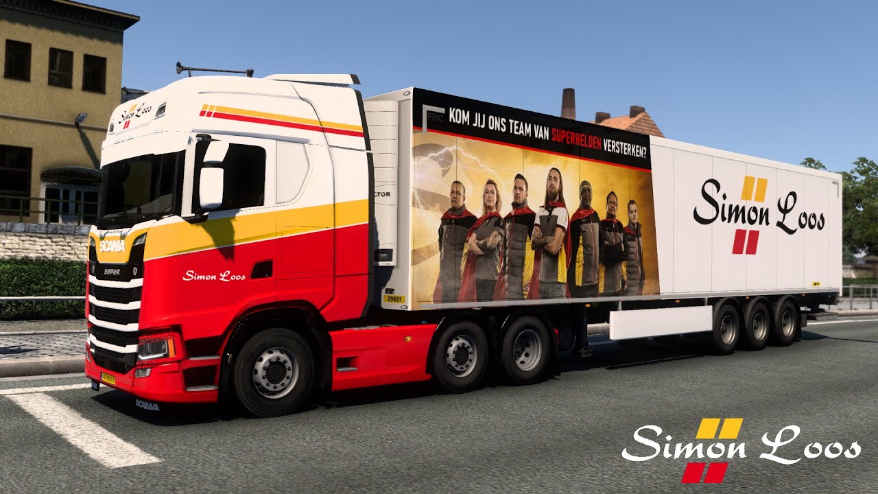 ETS2 [1.43] Scania S410 - Superhelden van Simon Loos 🇳🇱