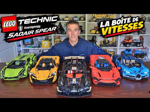 Lego Technic SADAIR SPEAR Koenigsegg #42232: The gearbox in action #lego #automobile #cars