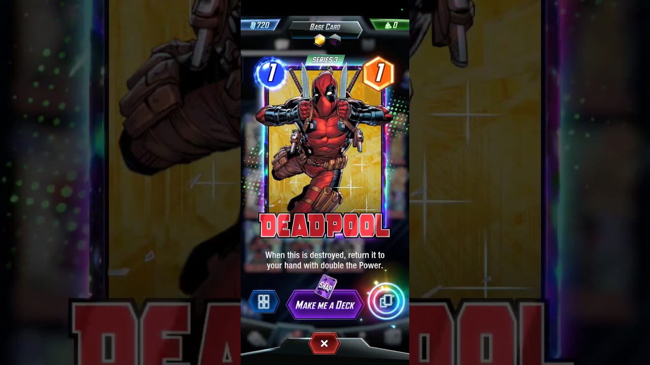 Good split or bad split - Deadpool base card 