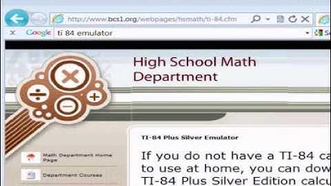 How to Download a TI 84 Emulator