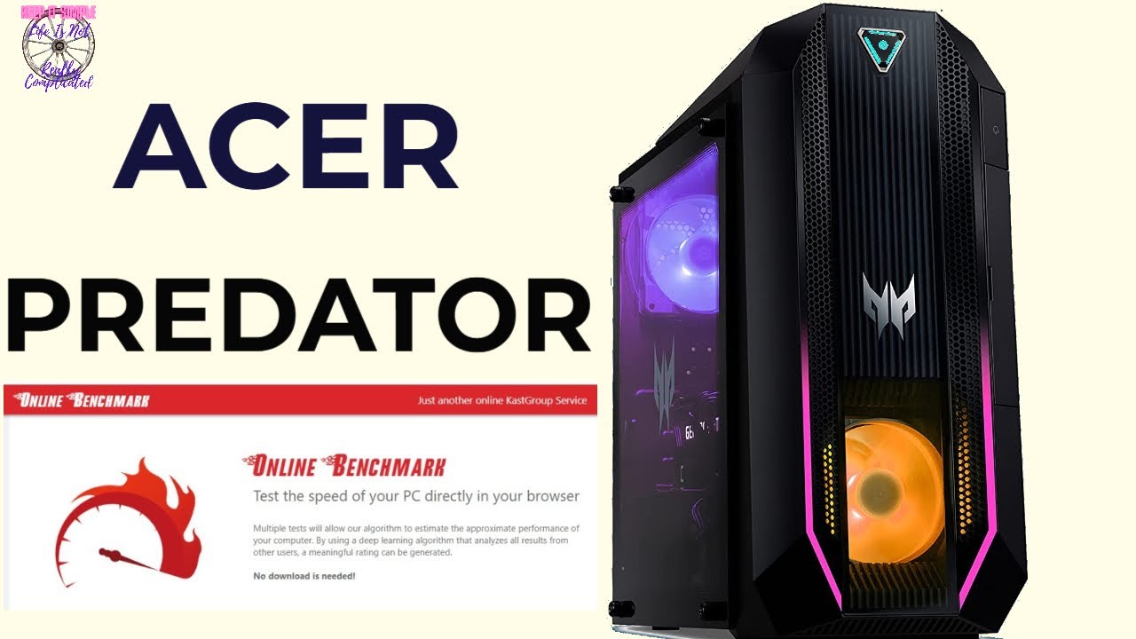 Acer Predator Orion 3000 PO3-630. Online Benchmark Gaming PC - YouTube
