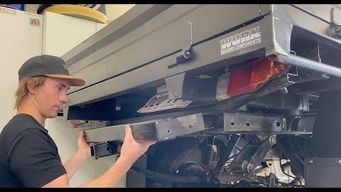 How I made a Hi-clearance Towbar and Spare wheel carrier for under $50! - LN106!