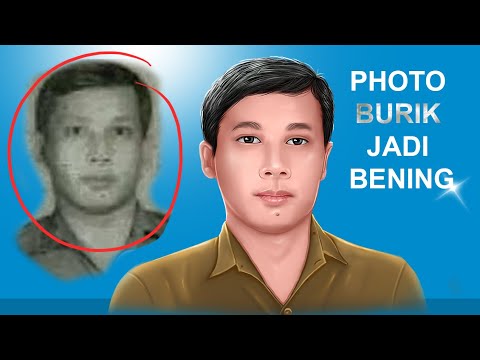CARA MEMPERBAIKI FOTO LAMA | photoshop Tutorial retouch broke photo