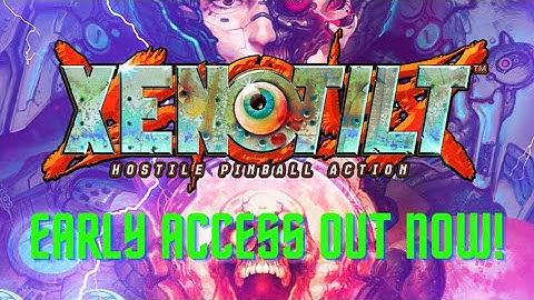 XENOTILT: HOSTILE PINBALL ACTION EARLY ACCESS TRAILER! Retro indie game for PC on Steam!