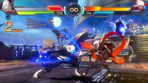 GHOSTBLADE - CROSS UP + RESET COMBO