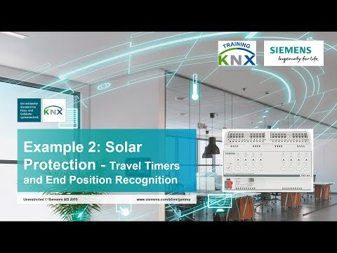 Solar Protection Applications Sample 02: Endposition recognition