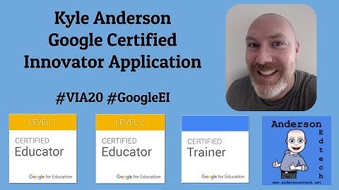 #VIA20 Google Innovator Application Video - Kyle Anderson