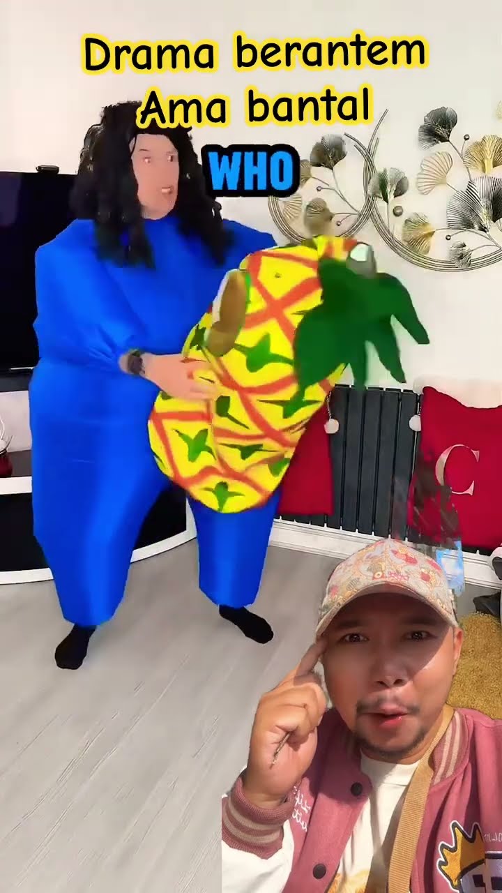 Drama Bantal nanas dalam perut!!!? #funny #comedy #familyguy #cosplay