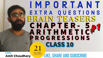Important Questions | Arithmetic Progressions | A P | #1 | Class 10 | Chapter 5 | Maths CBSE