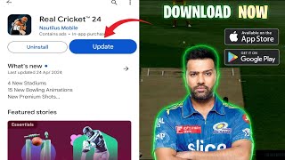Finally ! Real Cricket 24 New Update Launch | New Stadium, New Jersey, New Squad, | Real Cricket 24