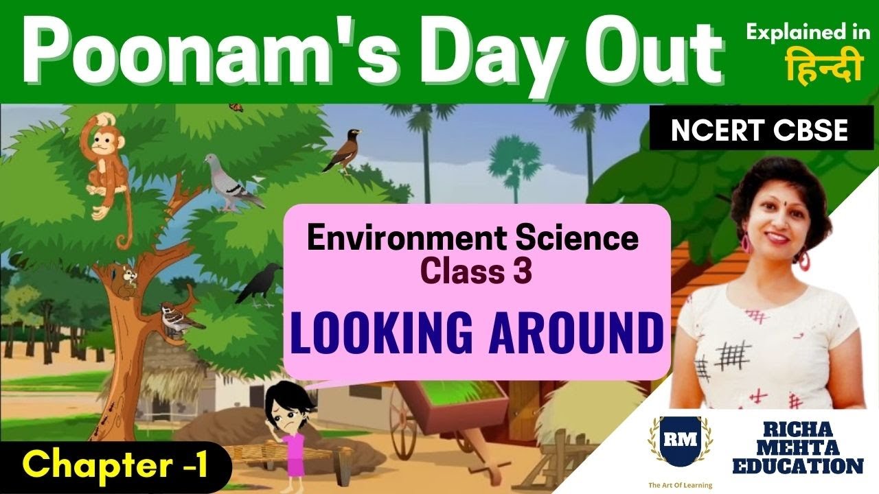 NCERT CBSE Class 3 EVS Chapter 1 Poonam's Day Out with हिंदी ...