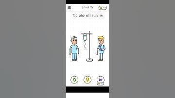 Hit The Brain Level 34 Tap who will survive - Gameplay Solution Walkthrough