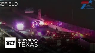 Multi-car crash closes I-30 towards Downtown Dallas