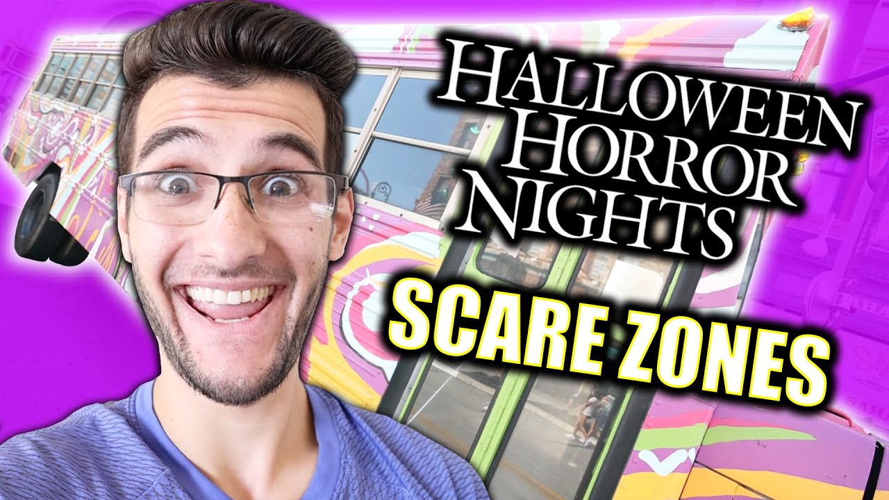 Halloween Horror Nights SCARE ZONES BEST Scare Zones YET?! YouTube