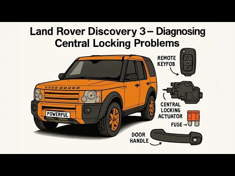 How to diagnose central locking problems on a Land Rover Discovery 3/4