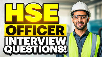 HSE OFFICER Interview Questions & Answers! (How to PASS a SAFETY OFFICER Interview!)