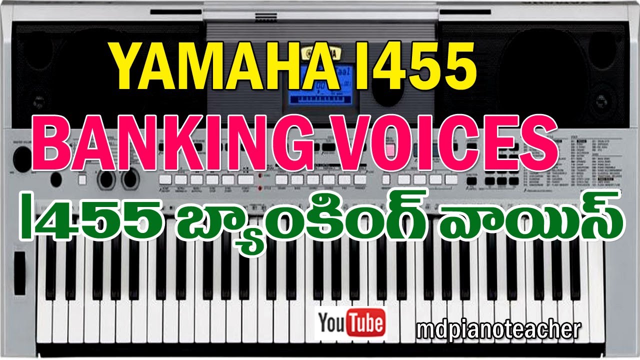 How to create/modify tones in Yamaha I455 - How to create voice for Keyboard 