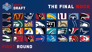 2024 Full First Round Mock Draft: The Final Mock Draft