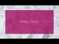 Wally Dillon - appearance