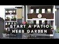 How To Create a Patio Herb Garden | Thrift Flip