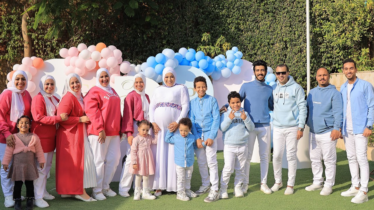 واخيرا حفله جنس البيبي💃تؤام جديد في عيلتنا😍