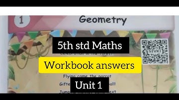 5th std unit 1 / Term 1/Geometry workbook answers #ennum ezhuthum