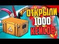 КАК МЫ ОТКРЫЛИ 1000 КЕЙСОВ В CS:GO🔥