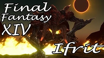 Final Fantasy XIV A Realm Reborn - Ifrit level 20 Boss Guide + Commentary
