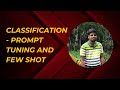 Classification - Prompt Tuning and Few Shot