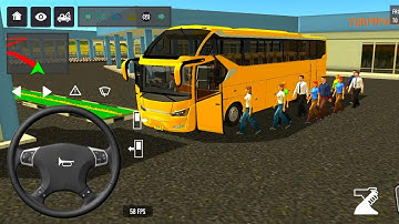 Indonesia Coach bus driving | Euro bus simulator 2025 Android gameplay #game 1