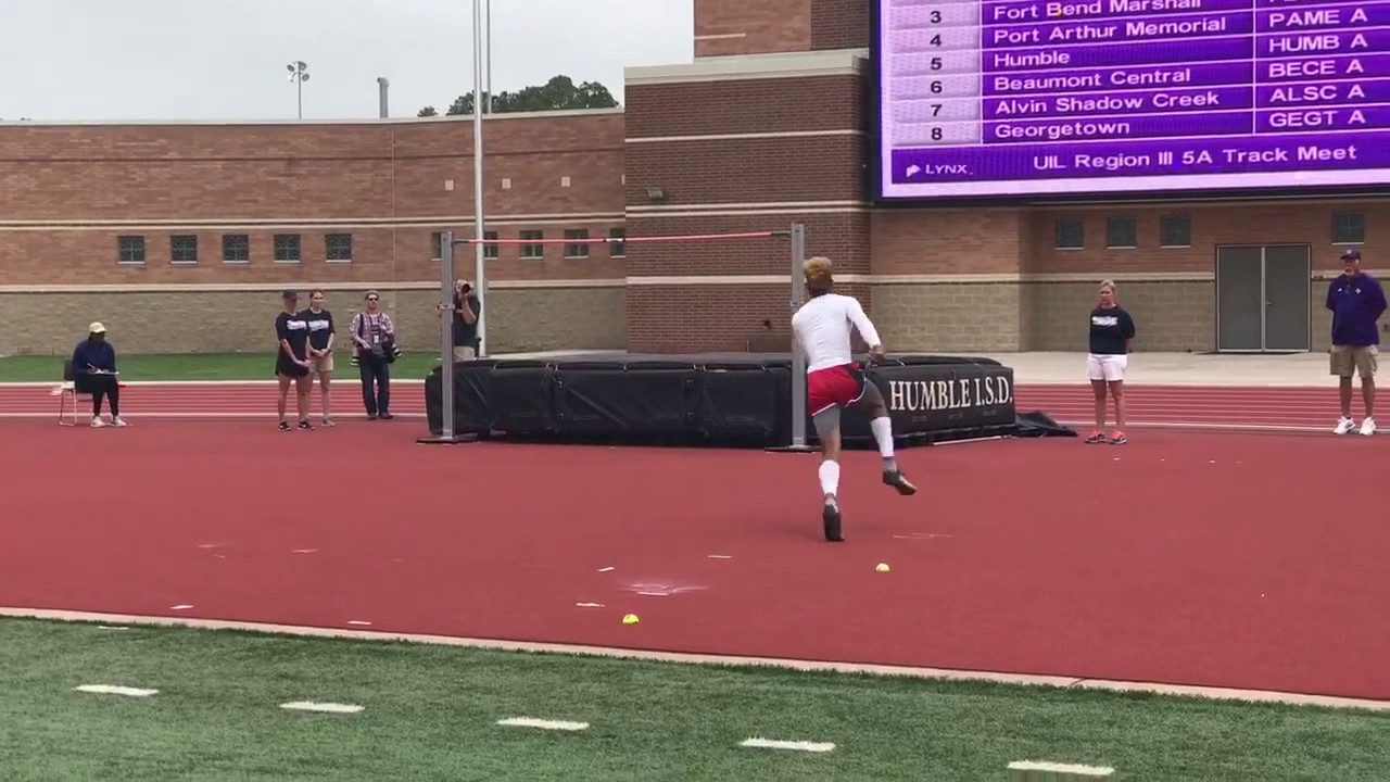 Michael Tolds High Jump 7 foot Manvel Texas