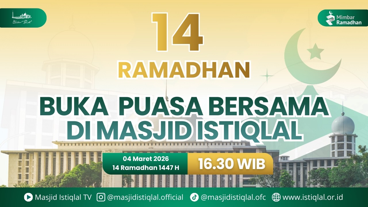 Hari Ke 14 Ramadhan_Buka Puasa Bersama 6000 Jama'ah di Masjid Istiqlal _ 04.03.2026