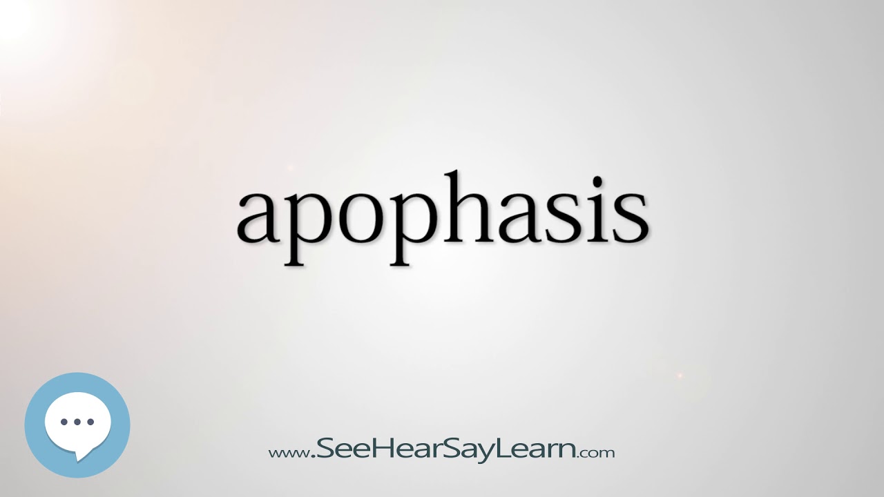 apophasis (Every English Word Pronounced) 📕🔊🗣️😎✅