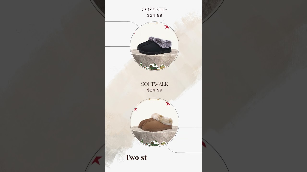 Cozy winter slippers everyone is buying ❄️Shop now – link in bio.