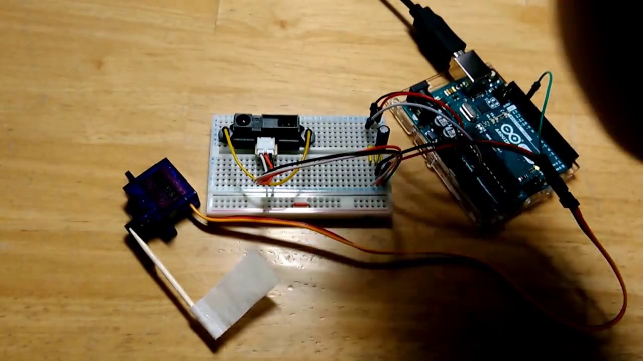 手を振りかざすと白旗を上げて降参する Arduino Youtube
