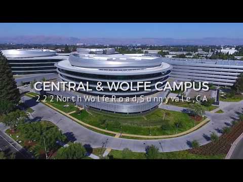 Central & Wolfe Campus Aerial Video
