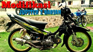 Modifikasi Jupiter Z Harian 2005 Warna Hijau Modifikasi Simple