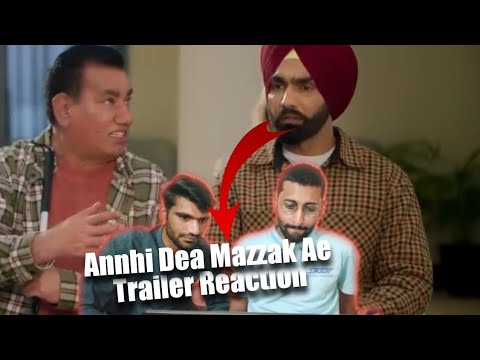 Pakistani Reaction On ANNHI DEA MAZAAK AE Trailer – Punjabi