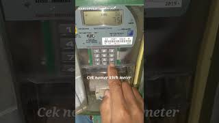kode cek nomer meter kWh pulsa#shorts kode cek nomer meter kWh pulsa#shorts