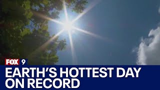 Record broken for hottest day on earth Hottest Day On Earth Record Broken Twice This Week Livenow From Fox