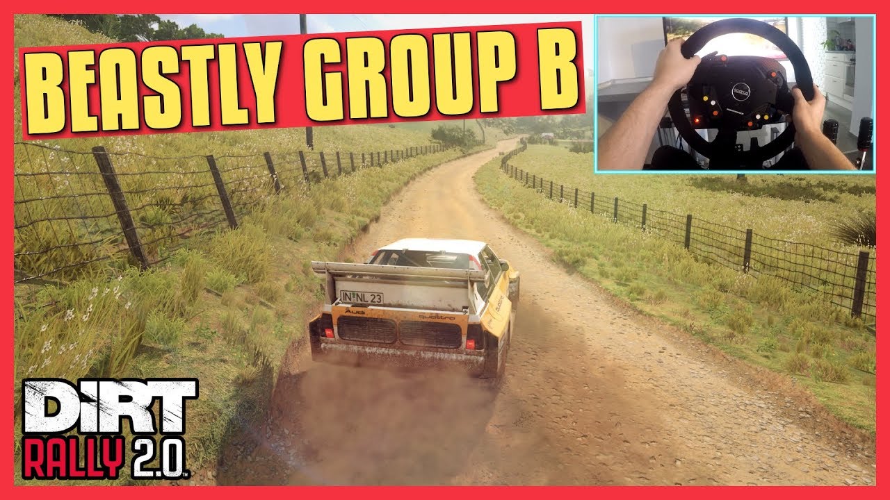 DiRT Rally 2.0 | Audi Quattro S1 - Group B Stands For Beast! (Thrustmaster Wheel Cam Gameplay)