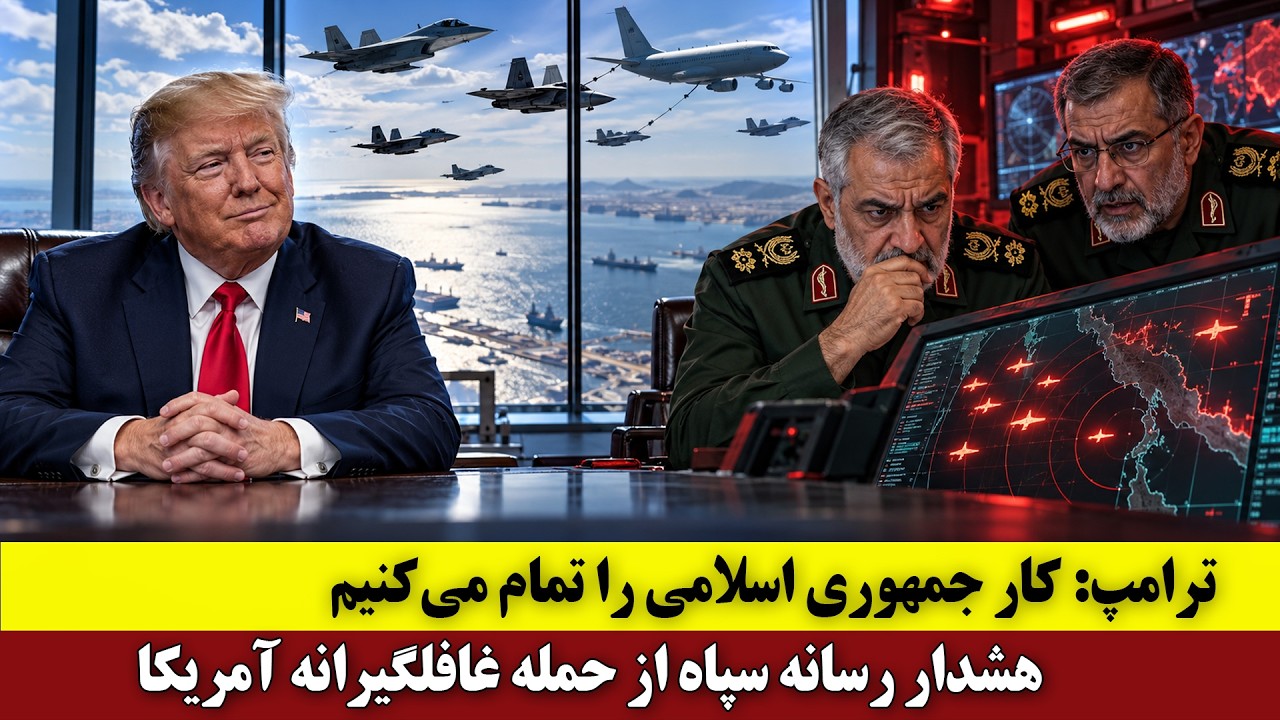 ⁣ترامپ: کار جمهوری اسلامی را تمام می‌کنیم | هشدار رسانه سپاه از حمله غافلگیرانه آمریکا