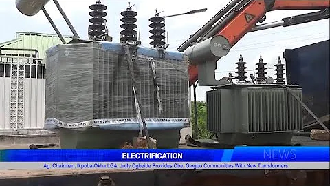Ag. Chairman, Ikpoba-Okha LGA, Jolly Provides Obe, Ologbo Communities With New Transformers