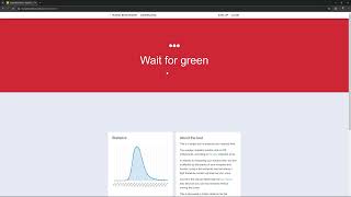 Humanbenchmark Reaction time test