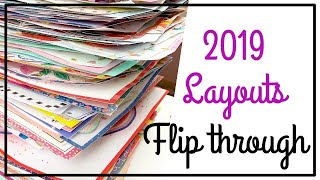 2019 Layouts Flip Through