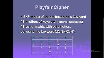 classical encryption techniques